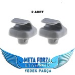 Honda Civic Vtec Fd6 Fb7 Crv Jazz City Uyumlu Güneşlik Ayağı Güneşlik Klips Tırnağı Gri - 2 Adet
