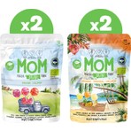 Mom Organik Lolipop Karışık 2'li Set (Meyveli + Tropikal)