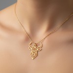 Tabitela 8 ayar altın kolye ucu Boğa GM3121 1 gr