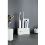 Modern Beton Diş Fırçalık | Elektrikli Fırça ve Macun Standı Banyo Organizeri