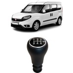 Fiat Doblo 2010-2022 Vites Topuzu Siyah Nikelajlı 5 Ileri Manuel 55345816