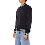 F21 Şeritli Kolej Bomber Ceket