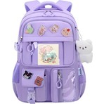 Kawaii Plus Yeni Sezon Üst Kalite Kore Tipi Aksesuarlı Sırt Çantası Okul Çantası