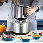 Home 5 Litre Kapasiteli Elektrikli Paslanmaz Çelik Doğrayıcı Blender Gri Renkli Yüksek Güçlü