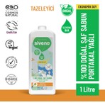 Siveno %100 Doğal Sıvı Kastil Sabun Portakal Yağlı Tazeleyici Nemlendirici Bitkisel Vegan 1000 ml