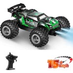 Oyuncak 2.4 Ghz Uzaktan Kumandalı Şarjlı LED Işıklı Drift Atan 15 Km Hız Yapan Off Road Araba 45 Dk Sürüş Süresi 1200 Mah Batarya