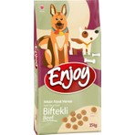 Enjoy Yetişkin Köpekler için Biftekli Tam ve Dengeli Köpek Maması 15 Kg