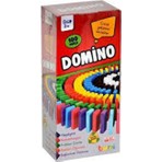 Bemi 100 Parça Doğal Ahşap Domino Oyun Seti Hayal Gücünü Geliştiren Eğlenceli Oyun 3+ Yaş