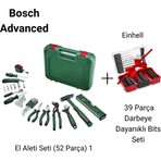 Bosch Advanced 1600A02BY7 52 Parça El Aletleri Seti