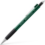 Faber-Castell Grip 1345/47 Versatil Kalem, 0.7 mm, Koyu Yeşil, Ergonomik Tutuş, Yaylı Uç, Uzun Silgi