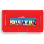 Faber-Castell Altıgen Pastel Boya, 12 Renk, Plastik Kutu, Yumuşak ve Canlı Renkler, Rahat Kullanım,Etkili Uygulama