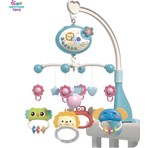 Brother Toys Tavana Yıldız Yansıtan Pilli Işıklı Müzikli Uzaktan Kumandalı Dönence Beşik Bebek 360° Dönebilir