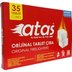 Ataş Mangal Kömürü Şömine Soba Tutuşturucu Tablet Çıra 35li