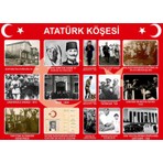 Prime Concept 70X100 Vinil Baskı Atatürk Köşesi Tek Ebat Kırtasiye Ürünü Renkli Tasarım