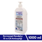 Dermosept El Dezenfektanı Temizleyici 1 lt Alkollü Sıvı Pompa ile Pratik Kullanım