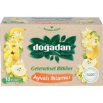 Doğadan Ayvalı Ihlamur Karışık Bitki Çayı 18'li 28,8g Doğal ve Katkısız Ferahlatıcı Lezzet
