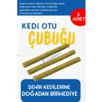 Doğal Kedi Otu Nanesi Çubuğu 3’lü | Çiğneme & Sakinleştirici Diş Temizleyici Stick |