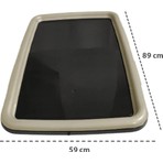 Pribor Xxl Köpek Büyük Tuvaleti Maxi Bej-Kahve Rengi 59X89 cm (Eleksiz)