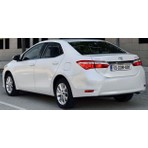 Toyota Corolla 13-18 Sedan Bagaj Üstü Spoiler Parlak Beyaz