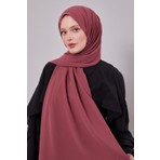 Lêvi D'or Düz Trend Şal Vişne