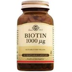 Solgar Biotin 1000 Mcg 50 Kapsül Aromasız Takviye Edici Gıda Amerika Menşeli