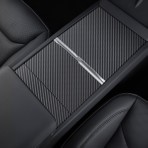 Tesla Model Y Juniper/model 3 Hıghland Orta Konsol Koruyucu Karbon Fiber Görünümlü Kaplama