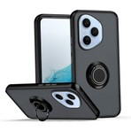 Gpack Honor 400 Pro Uyumlu Kılıf Montreal Yüzüklü Mıknatıslı Silikon Siyah