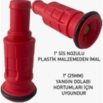 Metropol Yangın 1"sis Nozulu Pılastik Malzeme Yangın Dolap Hortum Lansı