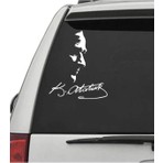 Ulu Önder Mustafa Kemal Atatürk 23X20 cm Sticker Araba, Motorsiklet, Laptop, Cam Sticker