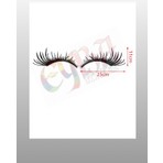 Araç Kirpik Sticker 2 Adet 25 cm Siyah Renk