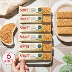 Servet Şeker İlavesiz Susam Kuruyemiş Bar 120g (6 x 20g)