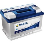 Varta E43 12V 72 Ah 680A Blue Dynamic Akü Standart Özellikli Güçlü Performans
