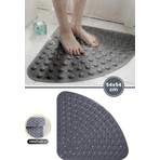 Vantuzlu Banyo Duş Kaydırmaz Paspası Üçgen, Küvet Içi Banyo Zemini Kaydırmaz Masaj Halı (54X54CM)