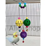 Alice Shop Sultan Sevda Cennet Papağanı Muhabbet Kuşu Sarkıt Zilli Toplu Oyuncak