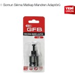 Gfb 1/2 2798 Somun Sıkma Matkap Mandren Adaptörü Metal Malzeme ile Kolay Kullanım 2 Adet