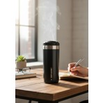 Dynamic Paslanmaz Çelik Termos Siyah/krem 350ML