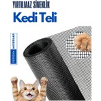 Fersan Aksesuar Yırtılmaz Sineklik Kedi Teli (Pet Tül) 100 Cm Uzunlukta Dayanıklı Malzeme