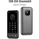 BGG Tech Chatgpt Entegre Akıllı Çeviri Cihazı 0.5 Sn Tepki Süresi Yapay Zeka Destekli 139 Dil Çevirmen