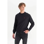 Wrangler Erkek Patch Logo Siyah Erkek Sweatshirt