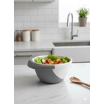 Saban 3 Litre Plastik Karıştırma Kabı – Gri Beyaz