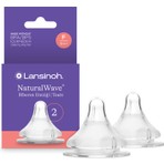 Lansinoh NaturalWave® 2'li Biberon Emziği Hızlı Akışlı (6 Ay+)