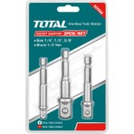 Total 3 Lü Soket Adaptörü 1/4 - 3/8- 1/2