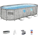 Bestway 56716 Power Steel™ Vista Serisi 2- Prefabrik Yer Üstü Havuz Seti 5,49 m x 2,74 m x 1,22 m