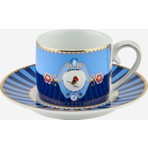 Pip Studio Love Birds Mavi Porselen Kahve Fincanı 90 ml