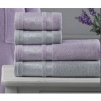 Özdilek Dory Best Set Hamam Takımı Lila-Gri 1130