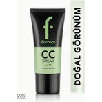 Flormar-Kızarık ve Sivilceli Ciltlere Özel Renk Dengeleyici Anti-Redness CC Krem (CC02 Yeşil Bazlı Ten Rengi) 8690604534715