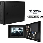Zibox DVR Pano/Box NVR CCTV Rack Kabinet Antrasit 45x35x10 cm Güvenlik Sistemleri Koruma Kutusu