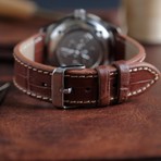 Croco Düz Model Deri Kordon
