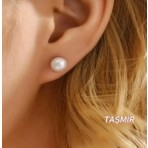 Inci Top Küpe / Kültür Incisi 7 mm
