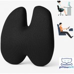 Pillowart Ortopedik Bel Minderi Visco Sırt Minderi Ofis, Ev, Araç Bel Destek Minderi
